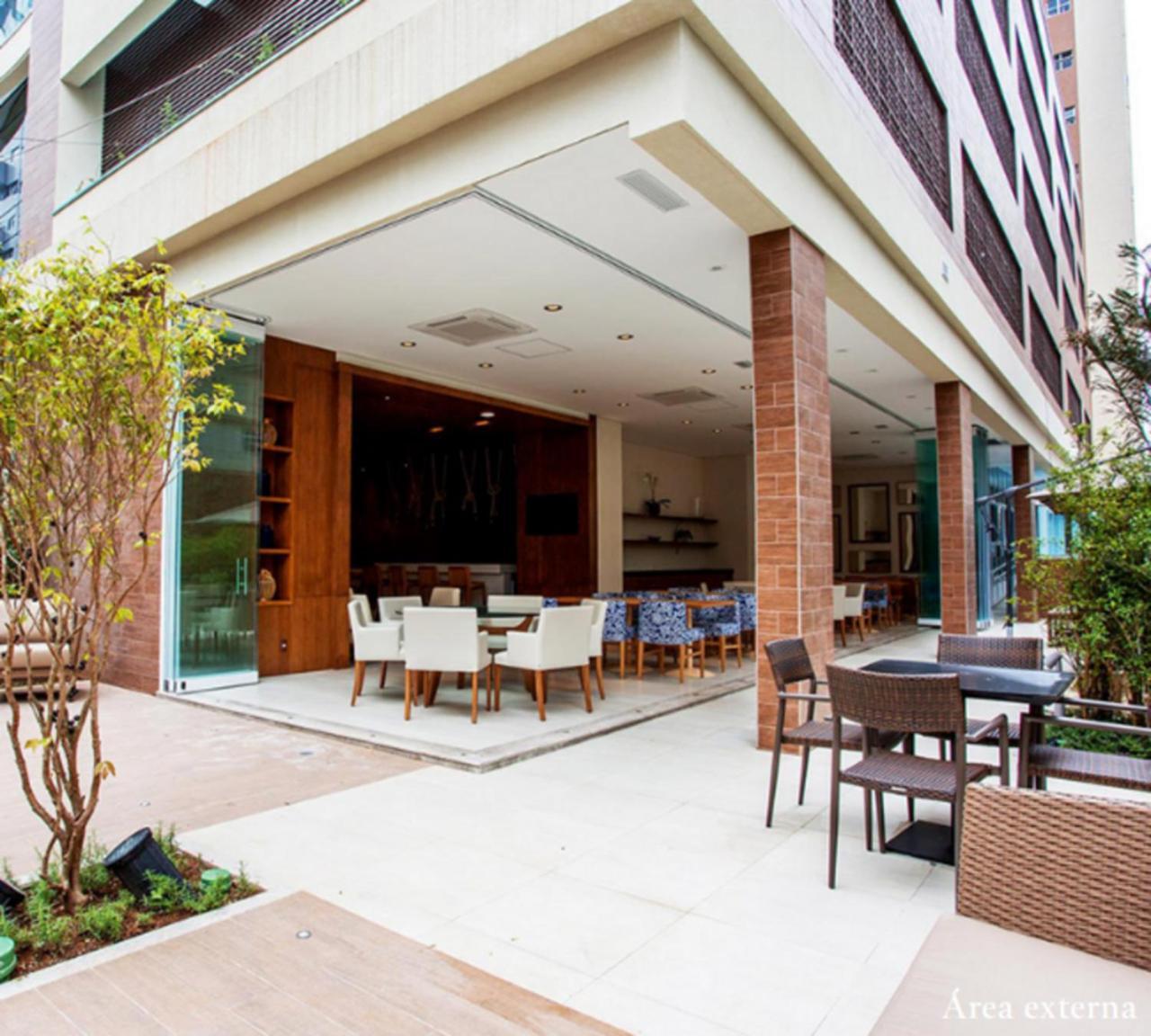 Apto Top Com Vista Pro Mar Em Condominio Completo Em Frente A Praia! Santos  Exterior photo